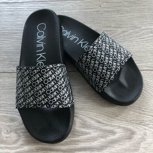 sandals  - Colour: black - Size: 7 - Brand: Calvin Klein